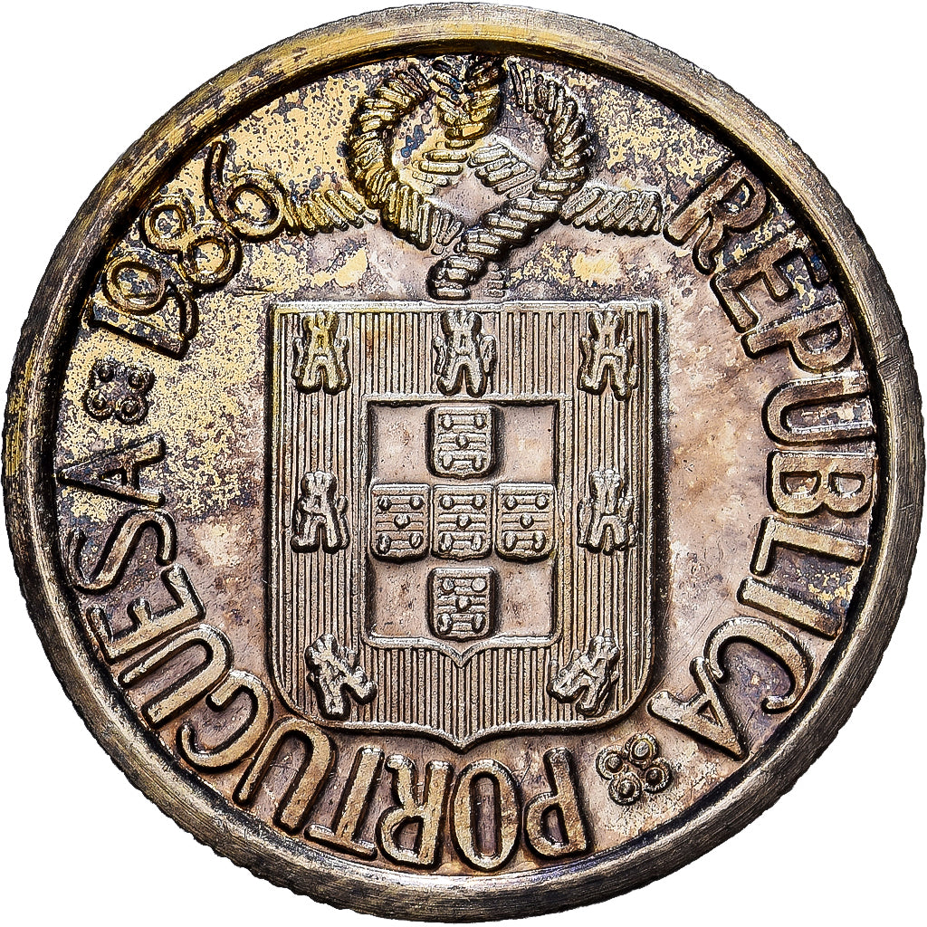 Portugal, Médaille, Reproduction Escudo, 1986, Vermeil, SPL