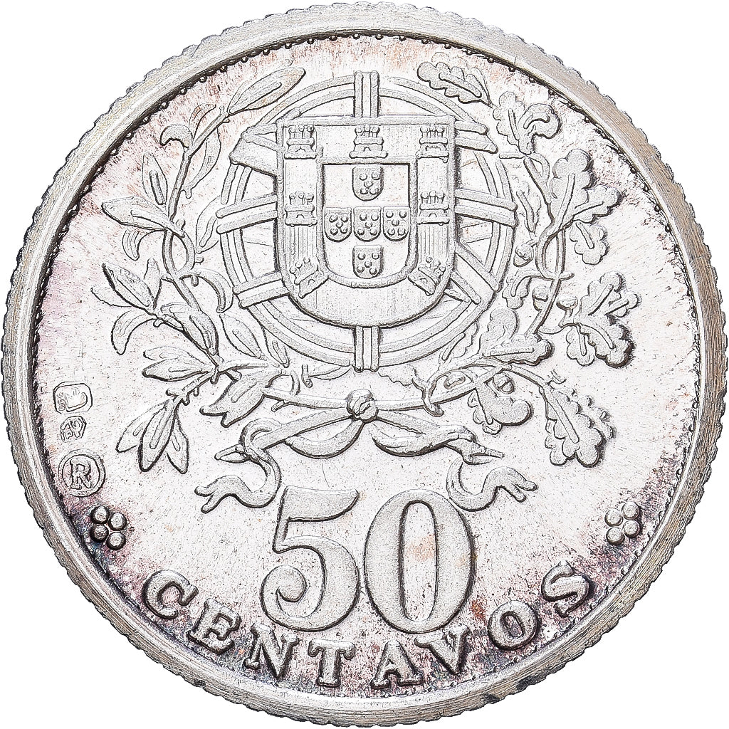 Portugal, medal, Reproduction 50 Centavos, Srebro, MS(63)