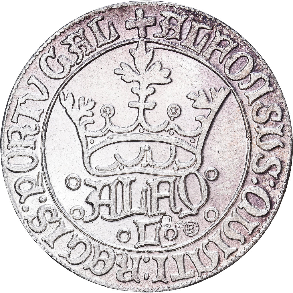 Portugal, Medal, Reproduction Real Grosso, Alphonse V, Silver, MS(63)