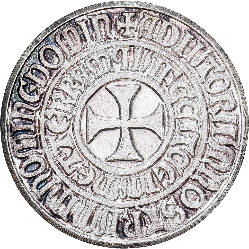 Portugal, Medal, Reproduction Tornês, Dinis I, Silver, MS(63)