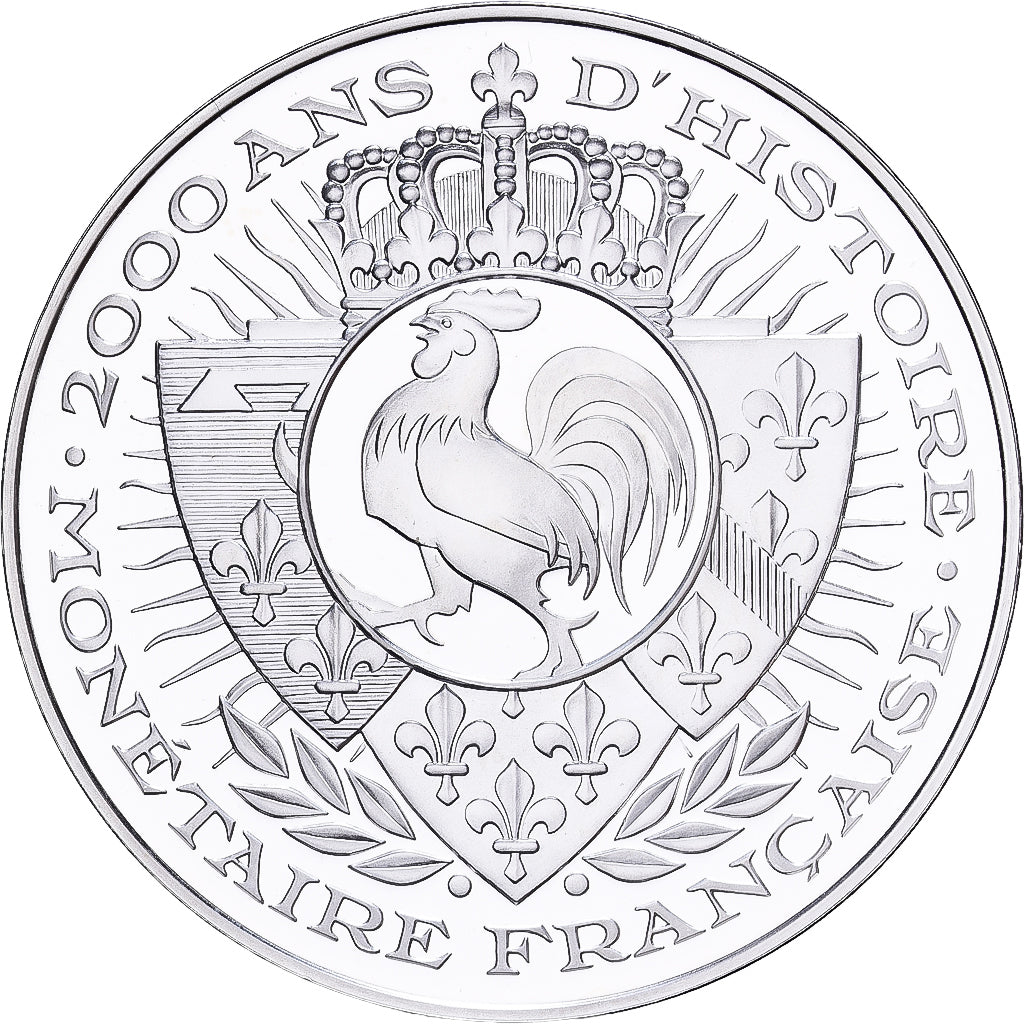 France, Médaille, Histoire Monétaire, Franc à Pied, Charles V, Argent, FDC