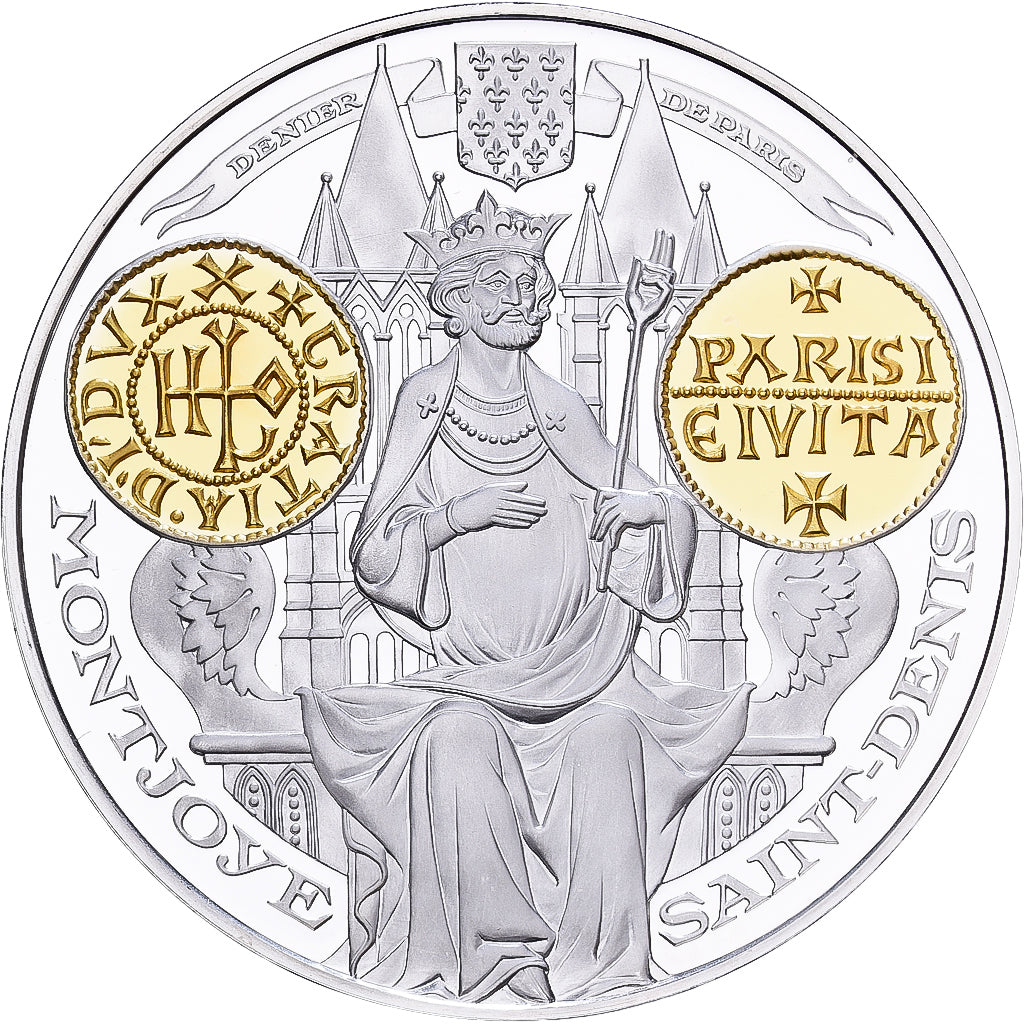 Frankreich, Medaille, Histoire Monétaire, Denier de Paris, Silber, STGL