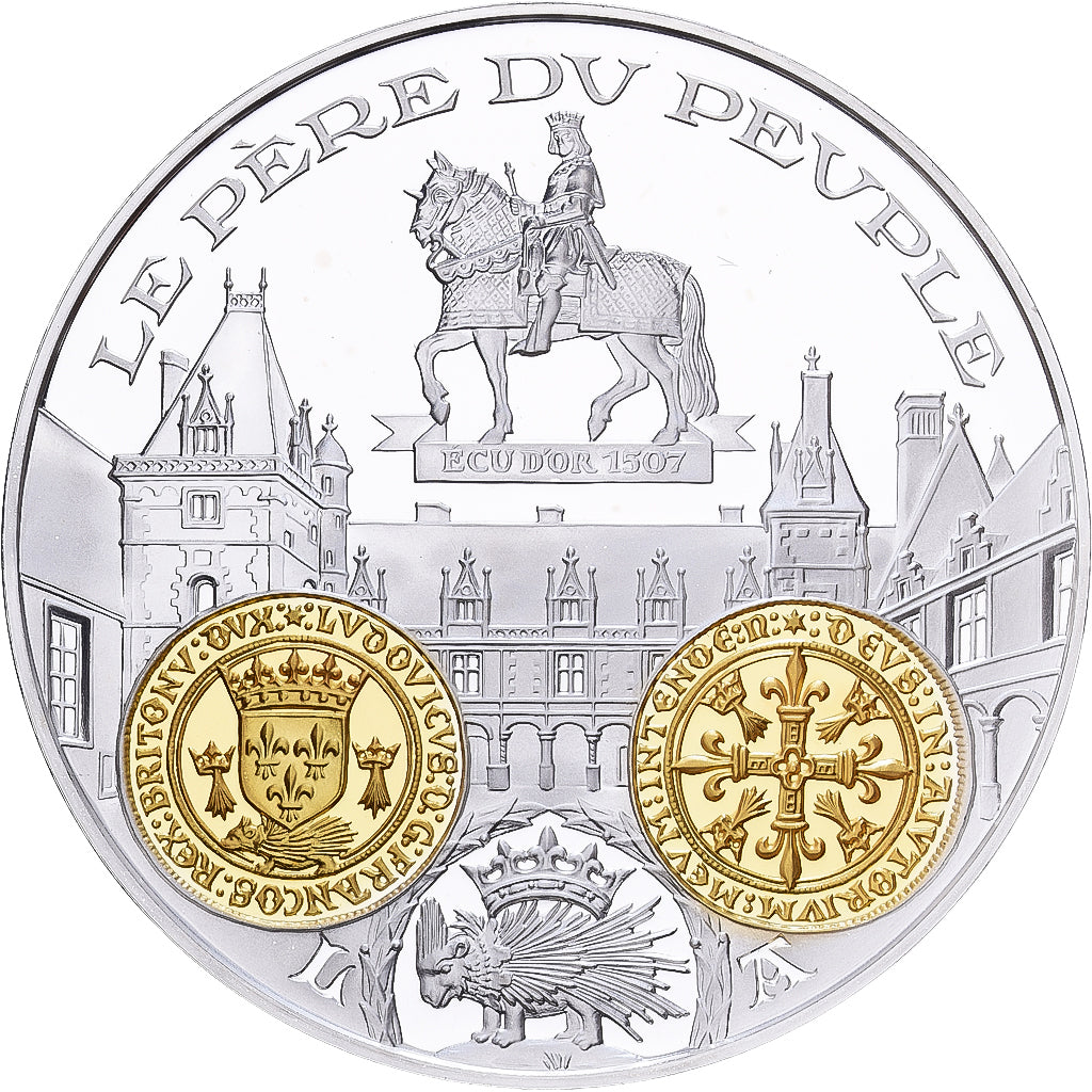 Frankreich, Medaille, Histoire Monétaire, Ecu d'Or au Porc-Epic, Louis XII