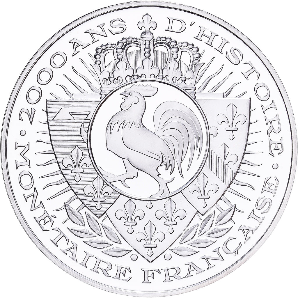Frankreich, Medaille, Histoire Monétaire, Double Tournois Henri III, Silber