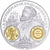 Francja, medal, Histoire Monétaire, 100 Francs Génie, Srebro, MS(65-70)