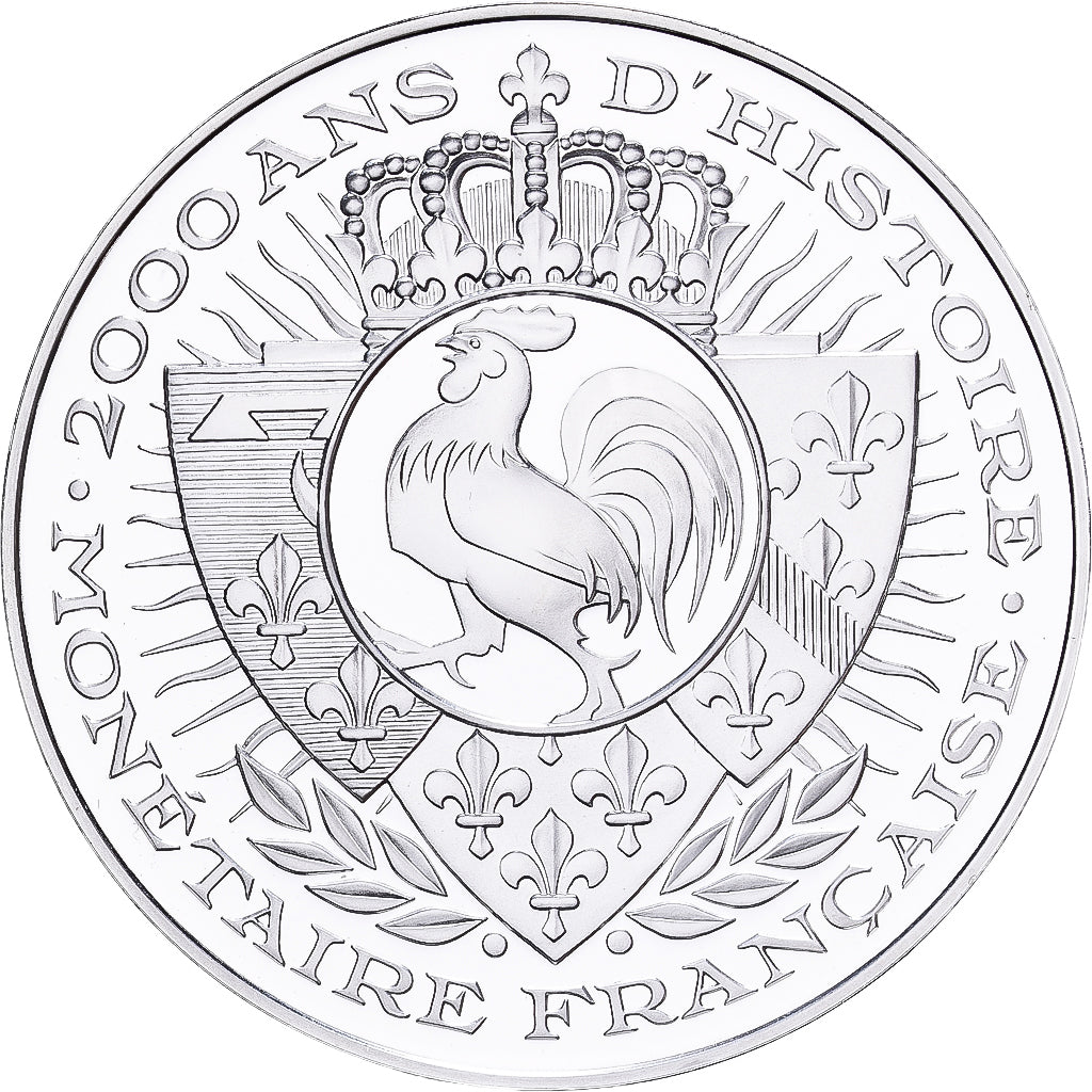 Francia, medalla, Histoire Monétaire, Angelot d'Or, Plata, FDC