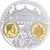 France, Medal, Histoire Monétaire, 20 Francs Or Napoléon III, Silver