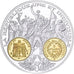 Francia, medalla, Histoire Monétaire, 5 Francs Union et Force, Plata, FDC