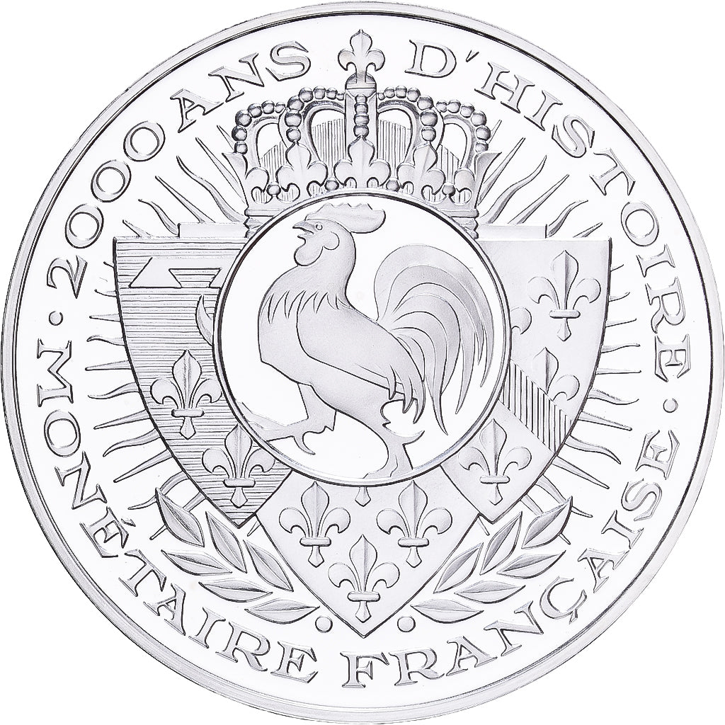 France, Medal, Histoire Monétaire, Gros Tournois, Silver, MS(65-70)