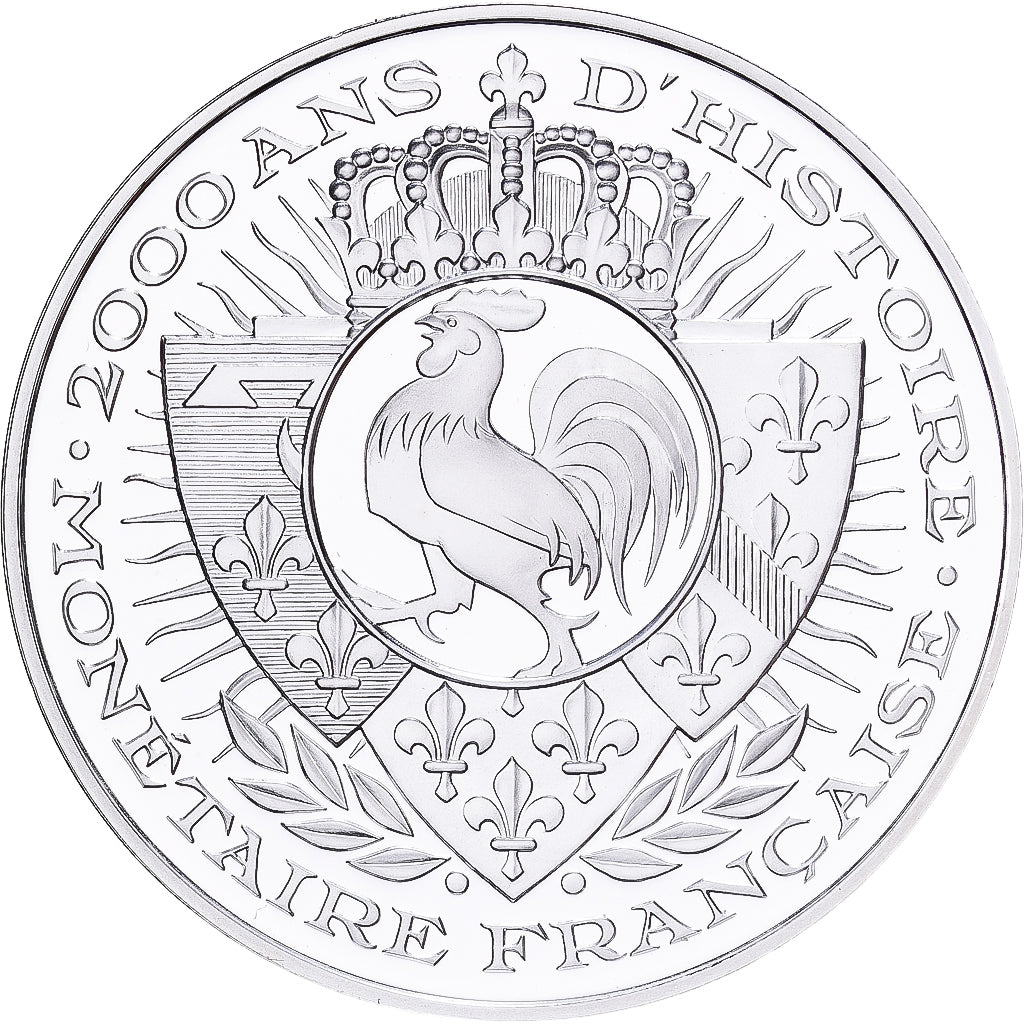 Frankreich, Medaille, 2000 Ans d'Histoire Monétaire, 1 Franc Napoléon Ier