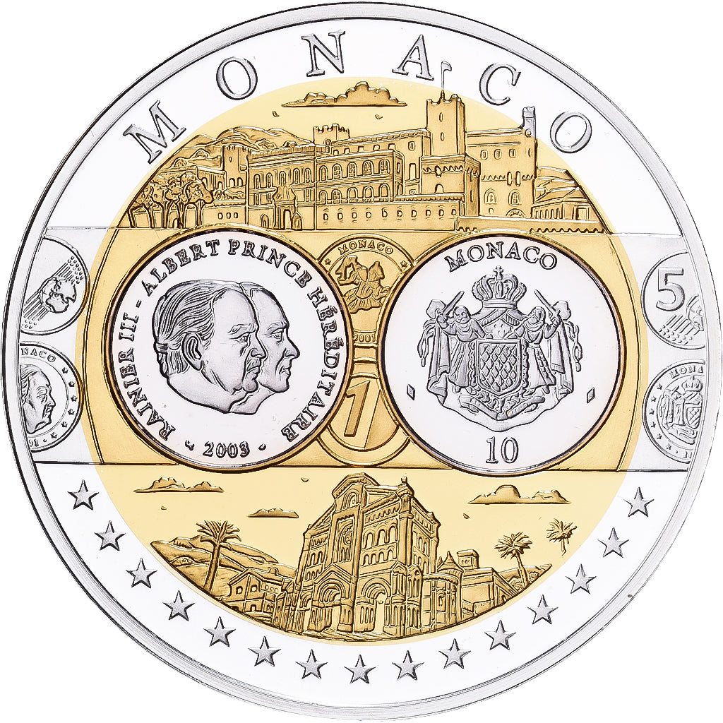 Monaco, medal, Europa, Srebro, MS(65-70)