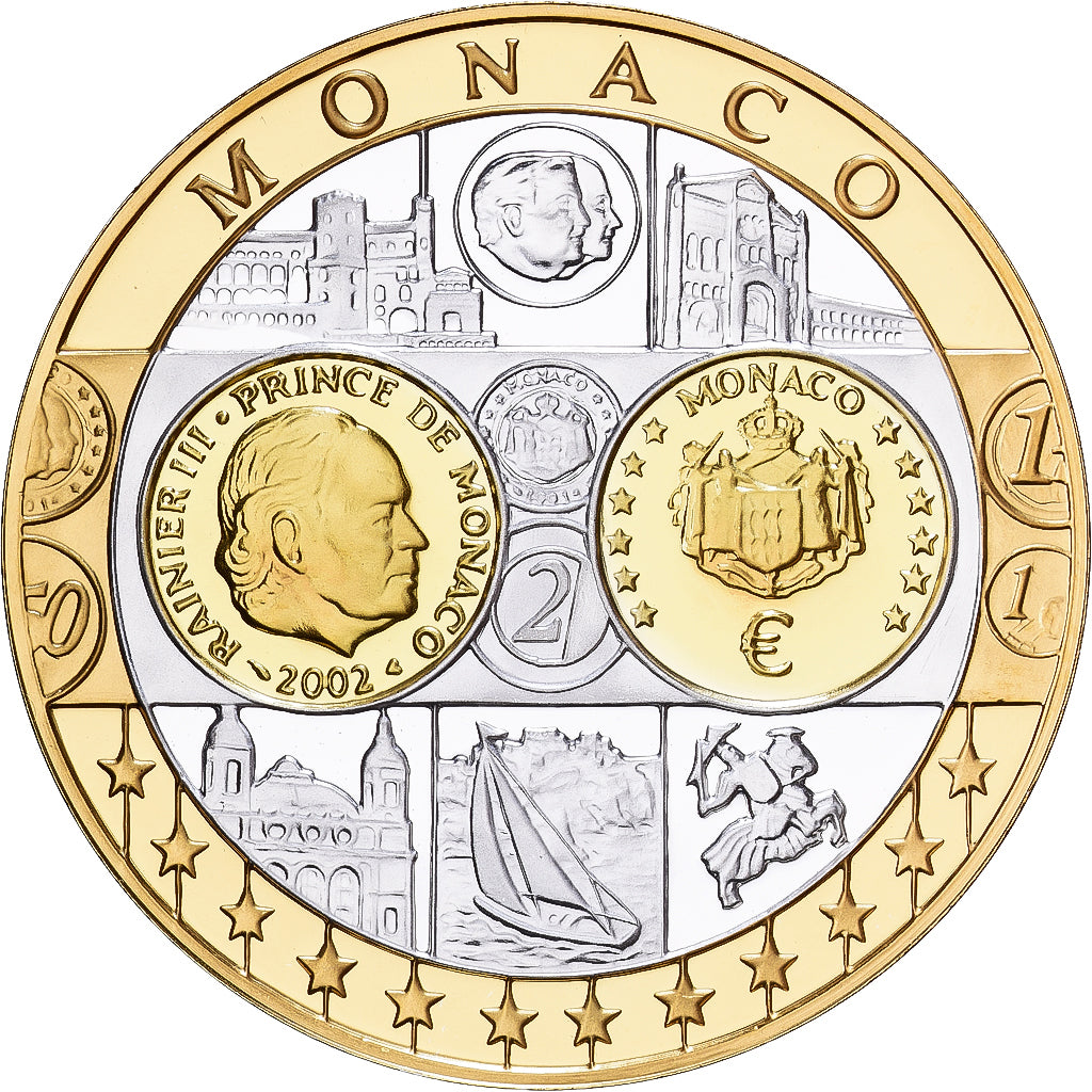 Monaco, Médaille, Europa, Argent, FDC