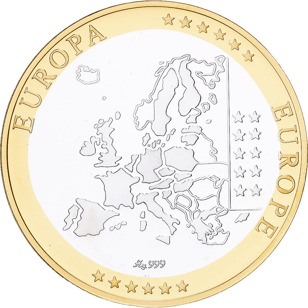 Belgia, medal, Europa, Srebro, MS(65-70)