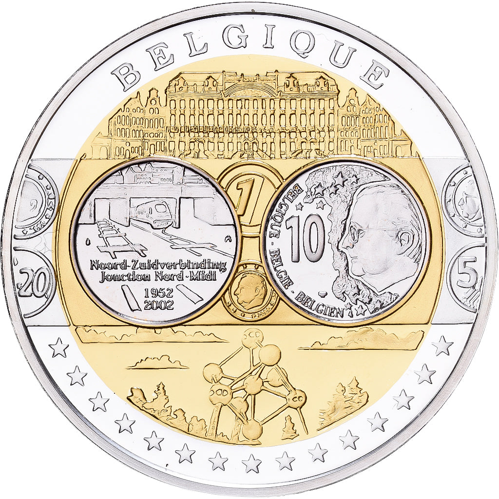 Belgium, Medal, Europa, Silver, MS(65-70)