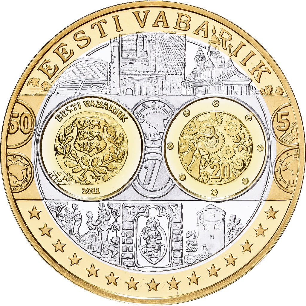 Estonia, Medal, Europa, Silver, MS(65-70)