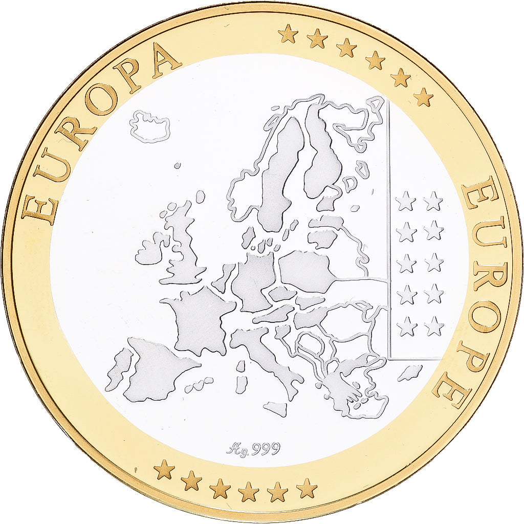 Germania, medaglia, Europa, Argento, FDC