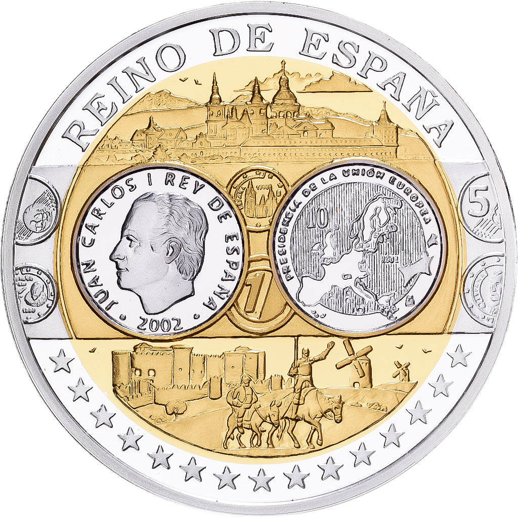 Spanien, Medaille, Europa, Silber, STGL