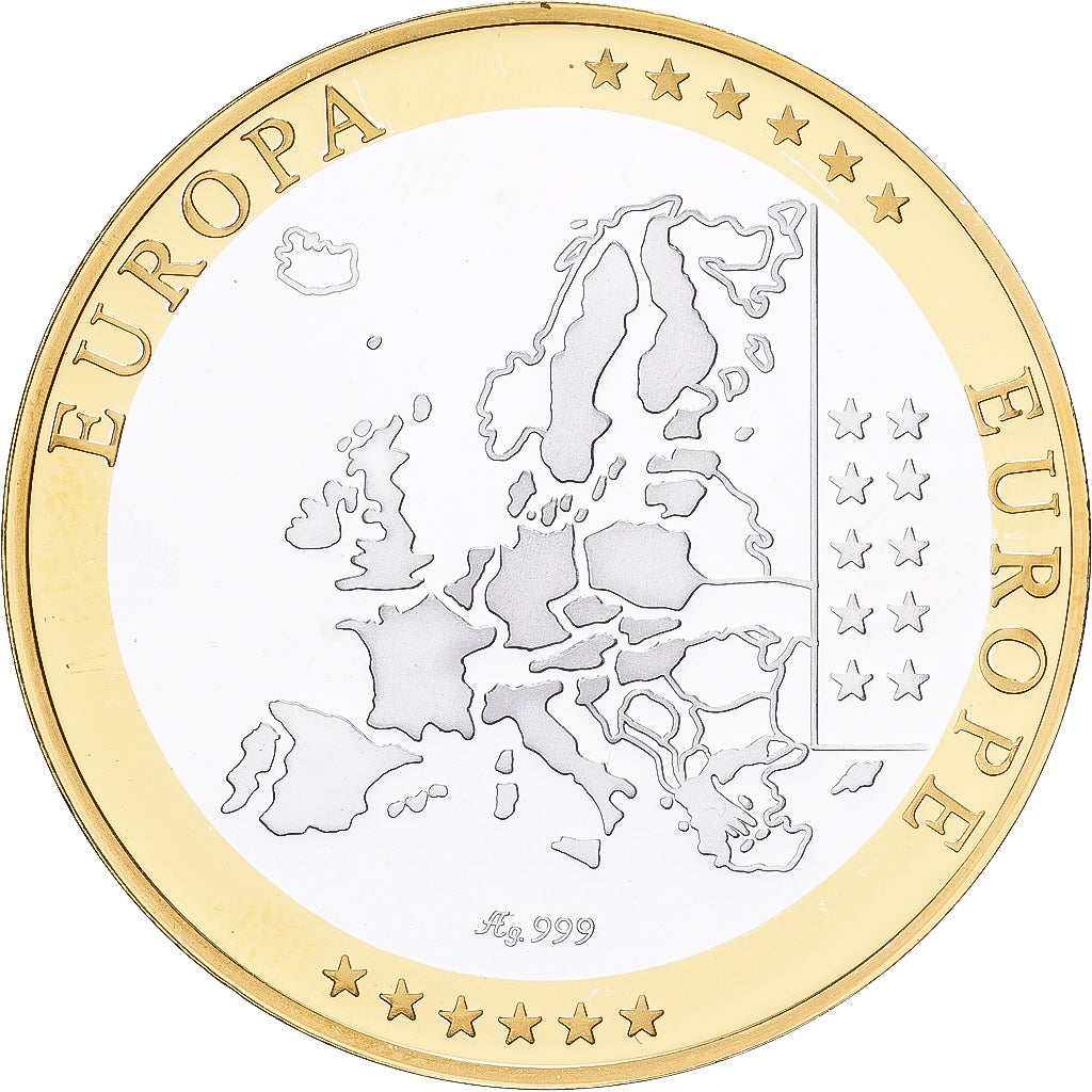 San Marino, medaglia, Europa, Argento, FDC