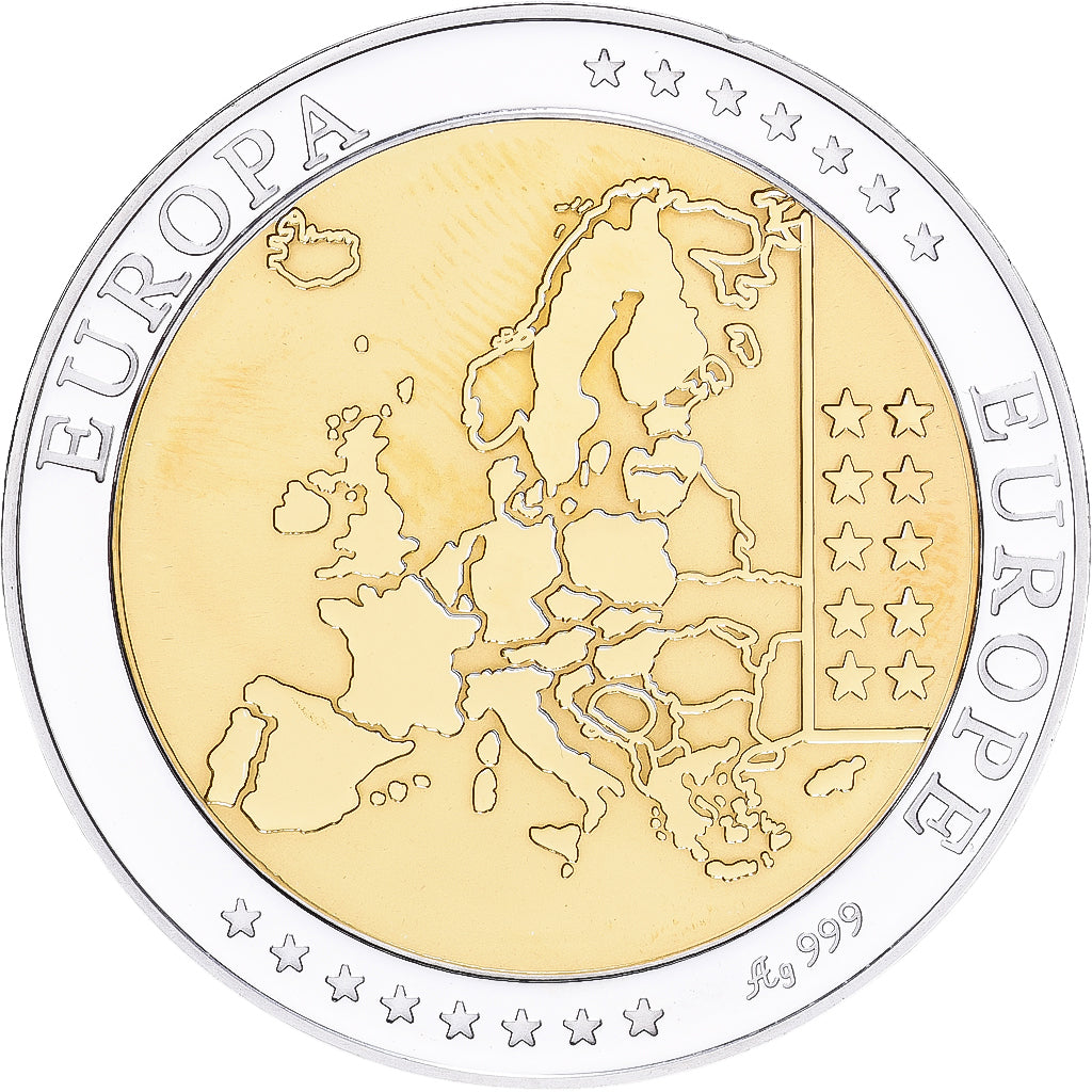 San Marino, medalha, Europa, Prata, MS(65-70)