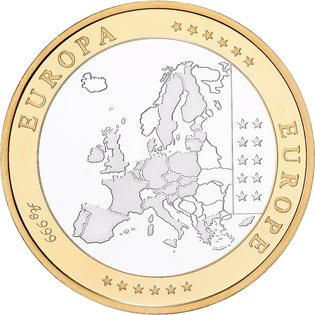 Malta, medalla, Europa, Plata, FDC