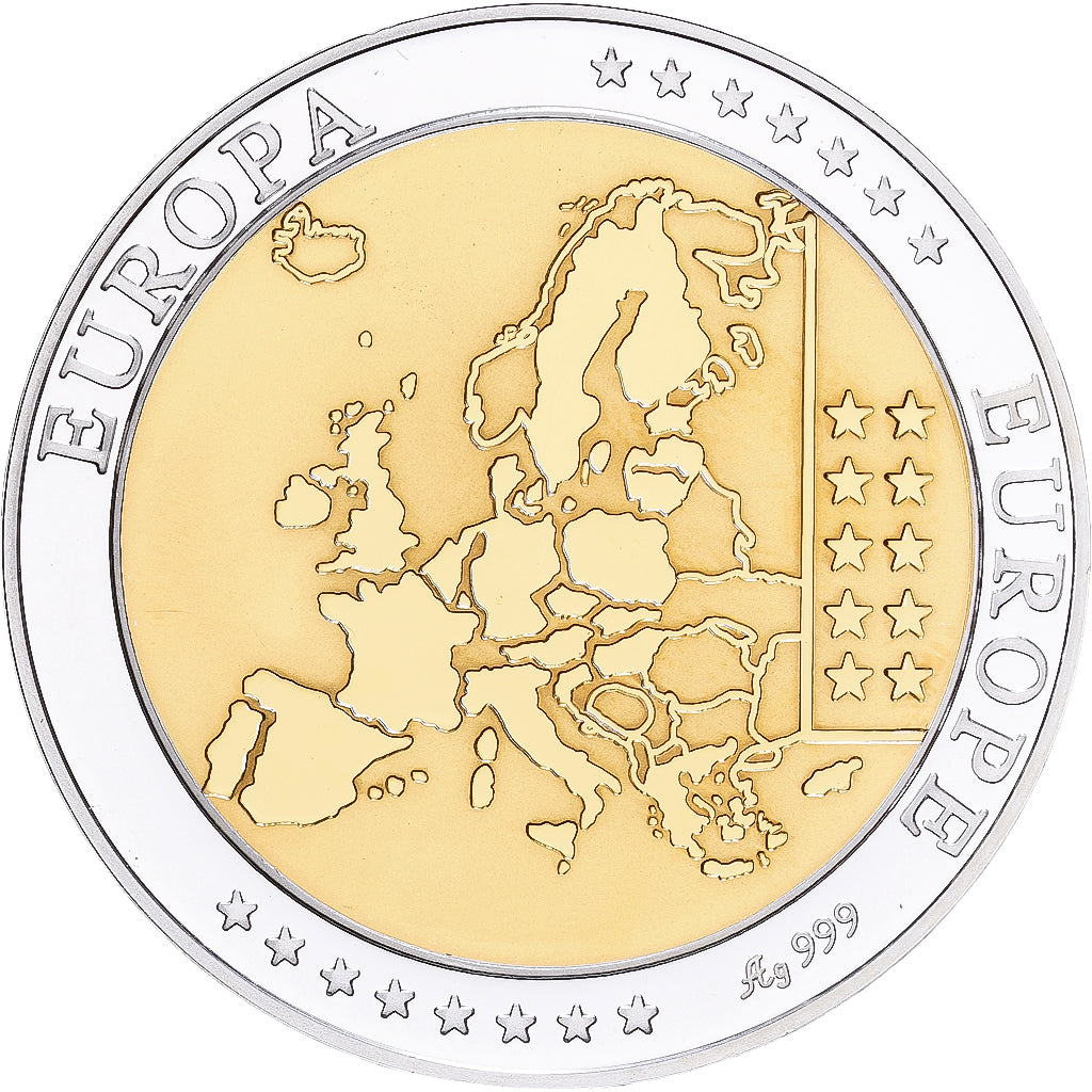 Italy, Medal, Europa, Silver, MS(65-70)