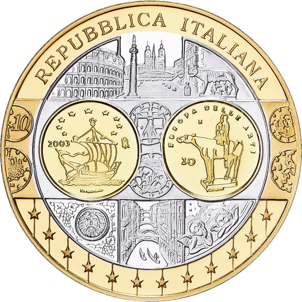 Italy, Medal, Europa, Silver, MS(65-70)