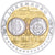 Lussemburgo, medaglia, Europa, Argento, FDC
