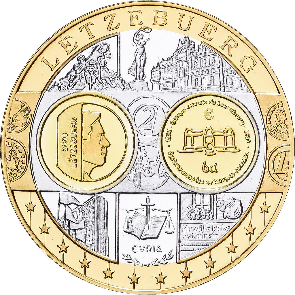 Luxemburg, Medaille, Europa, Silber, STGL
