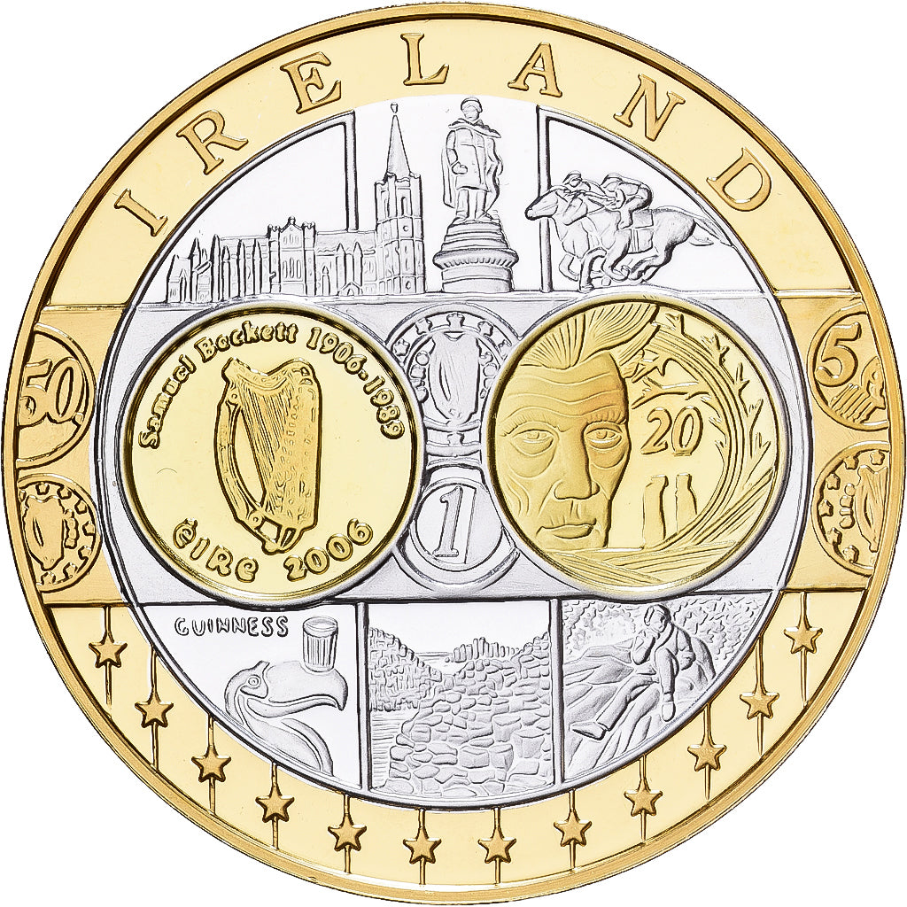 REPUBBLICA D’IRLANDA, medaglia, Europa, Argento, FDC
