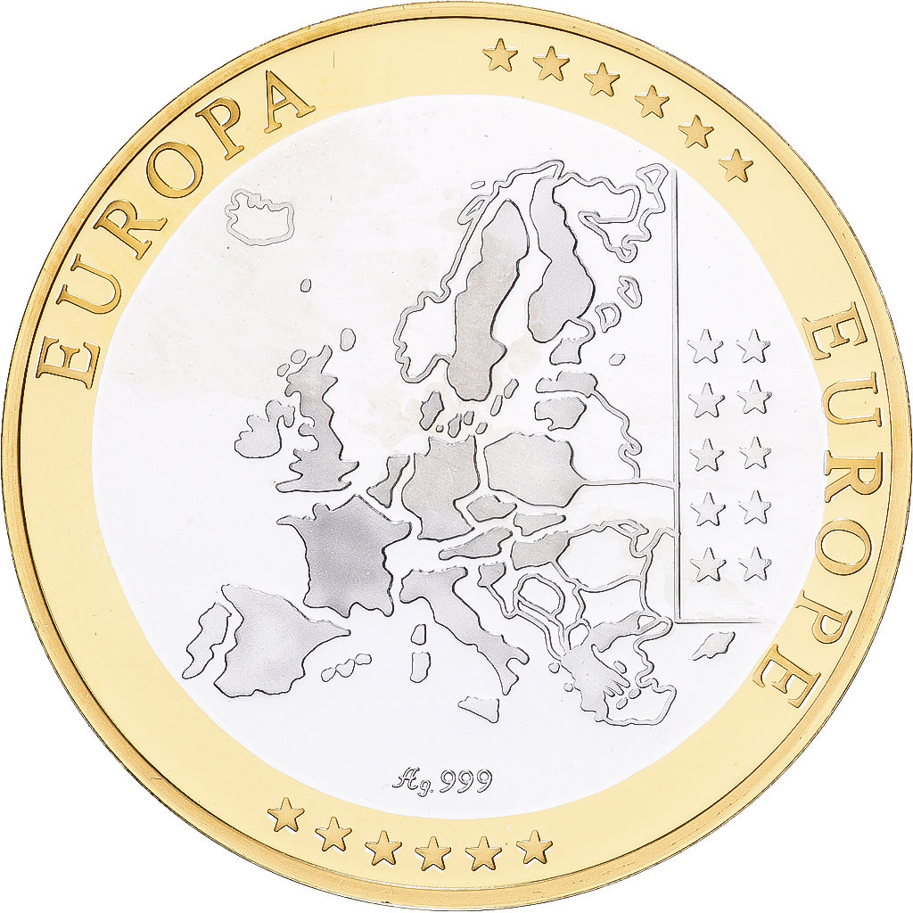 REPUBBLICA D’IRLANDA, medaglia, Europa, Argento, FDC