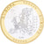 REPUBLIKA IRLANDII, medal, Europa, Srebro, MS(65-70)
