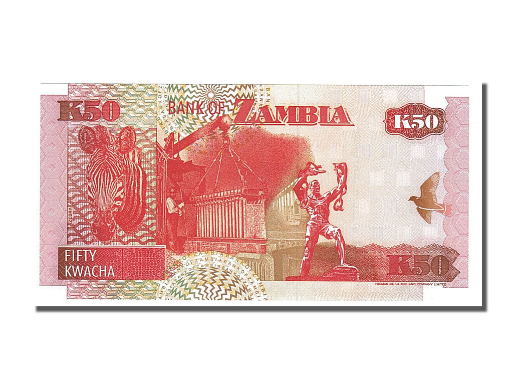 Banknote, Zambia, 50 Kwacha, 1992, UNC(65-70)