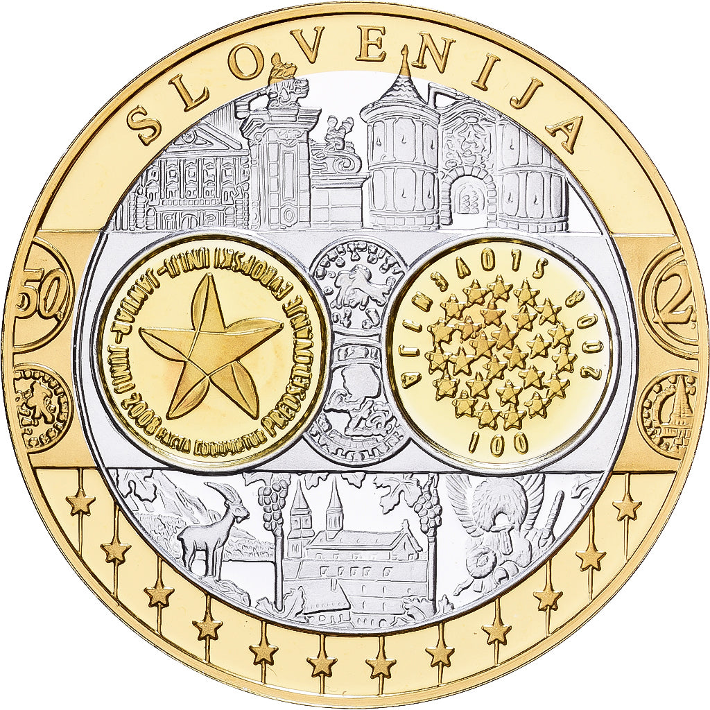 Slowenien, Medaille, Europa, Silber, STGL
