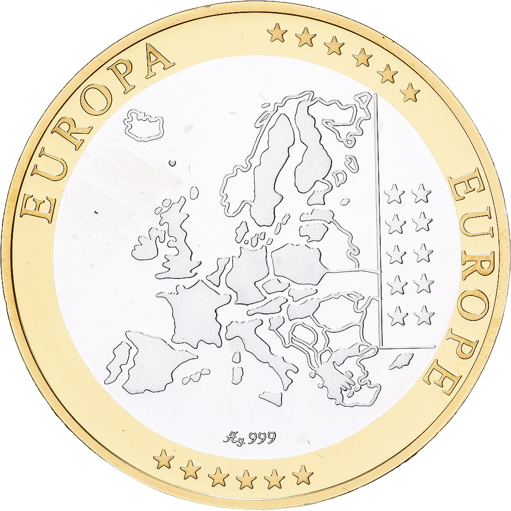 France, Médaille, Europa, Argent, FDC