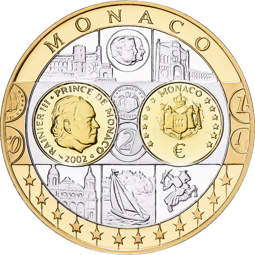 Monaco, Medaille, Europa, Silber, STGL