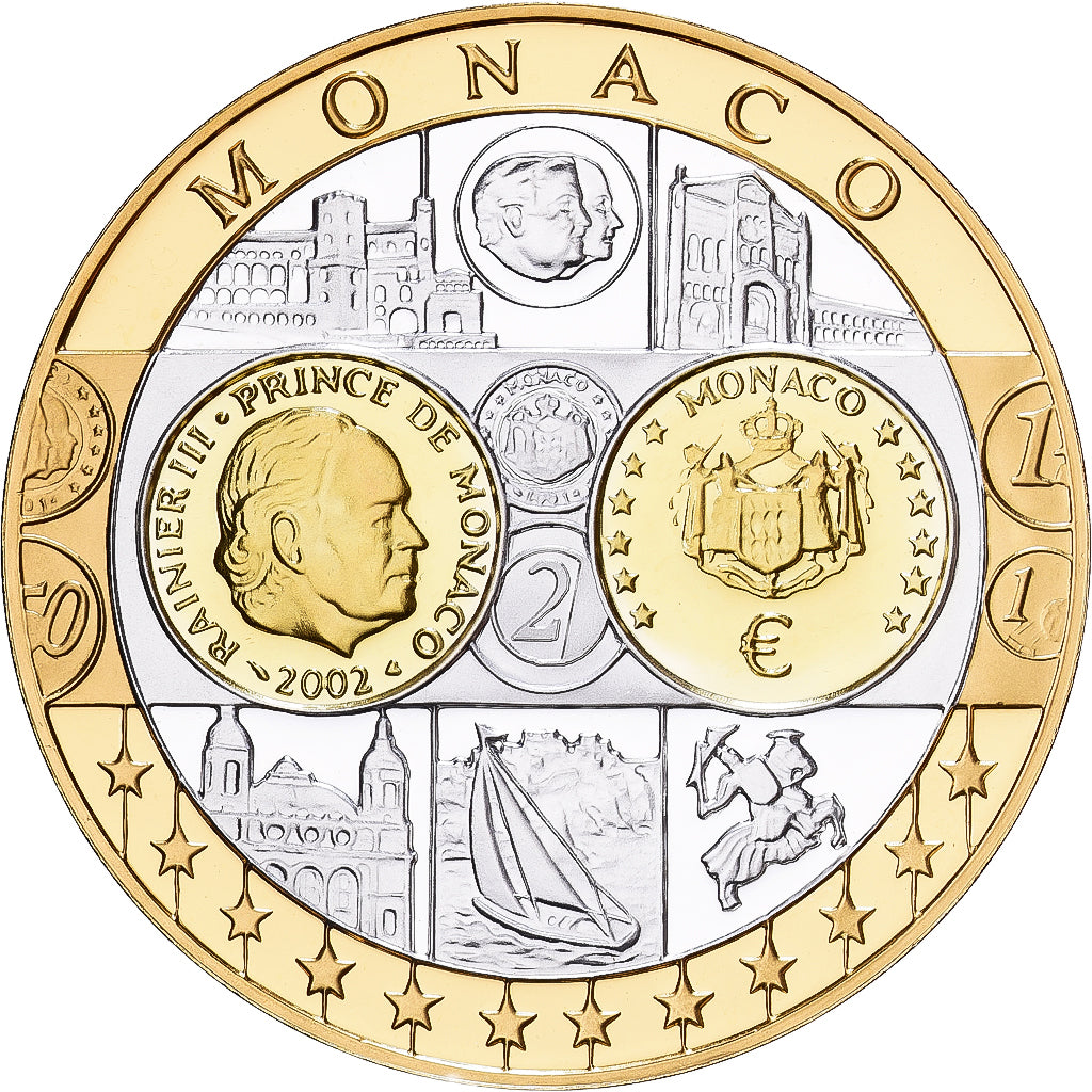 Monaco, Médaille, Europa, Argent, FDC