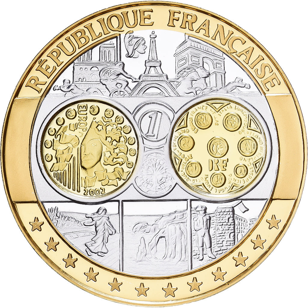 Frankreich, Medaille, Europa, Silber, STGL