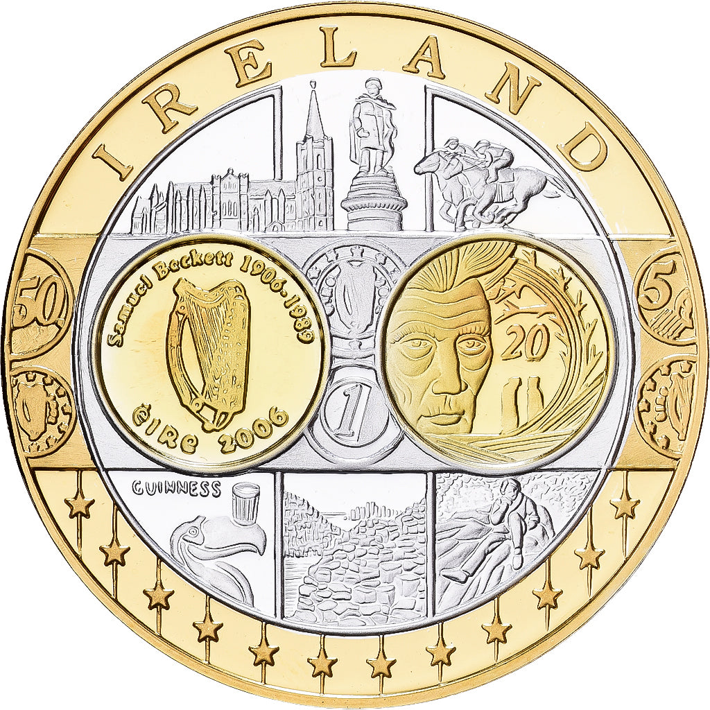 REPUBLIKA IRLANDII, medal, Europa, Srebro, MS(65-70)