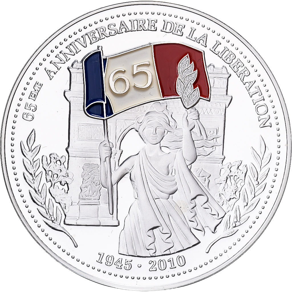 France, Médaille, 65ème Anniversaire de la Libération, Argent, FDC
