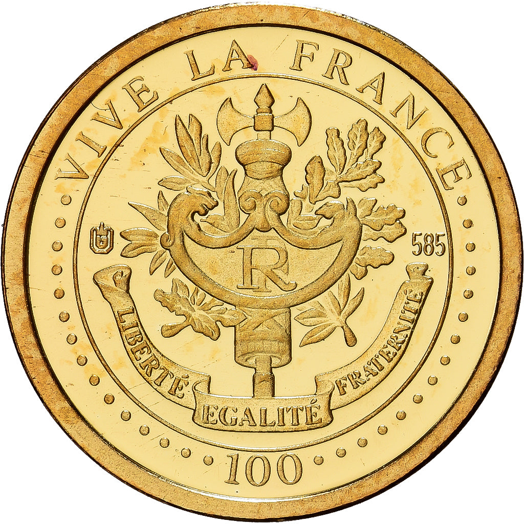 Francia, medaglia, Napoléon Ier, Vive la France, 2009, Oro, FDC