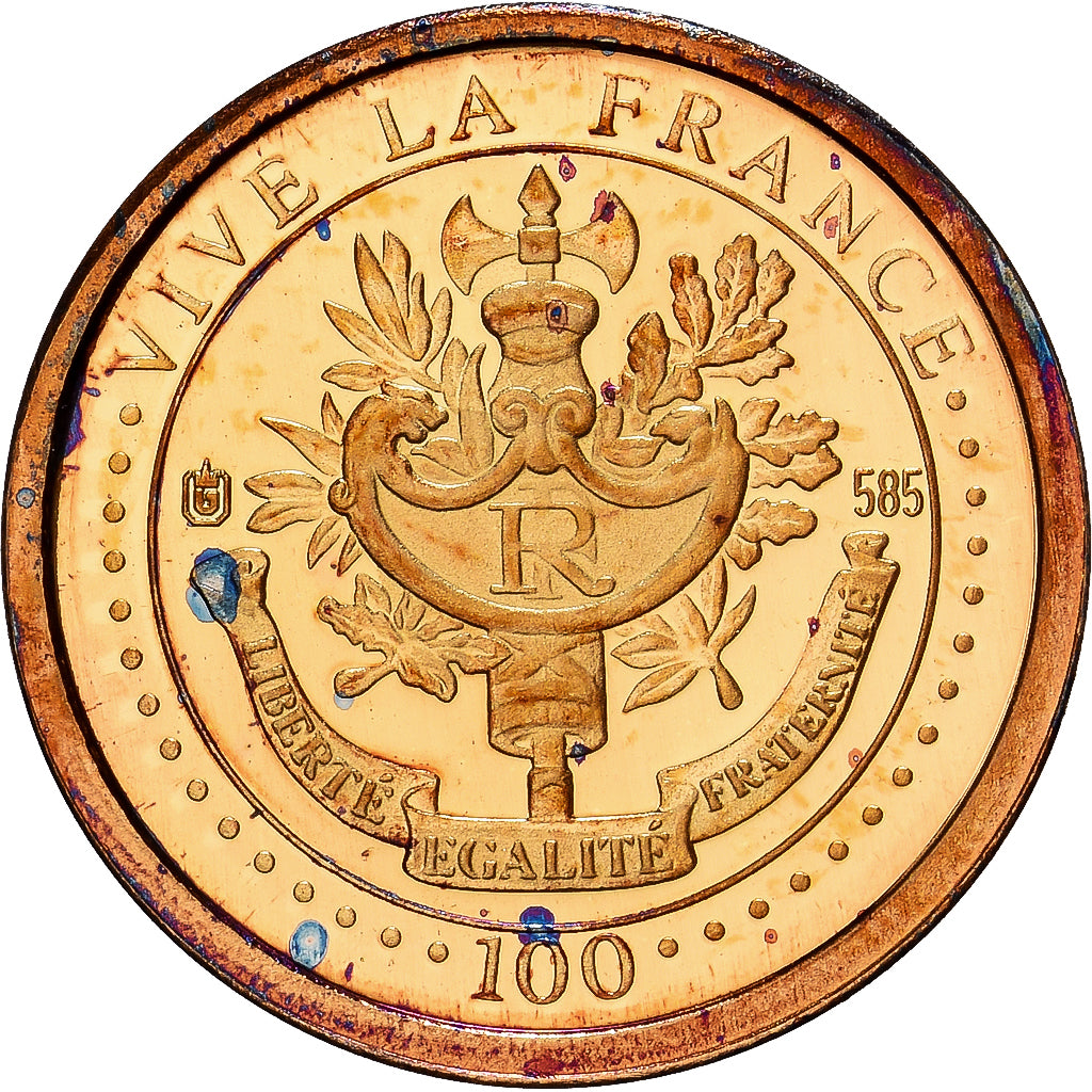 Francia, medalla, Jeanne d'Arc, 2009, Oro, FDC
