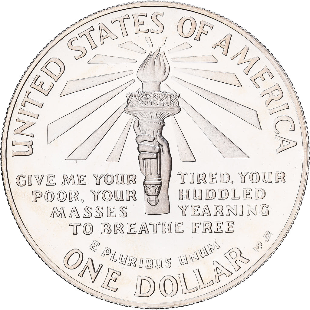 Estados Unidos, Dollar, 1986, U.S. Mint, Prueba, Plata, FDC, KM:214