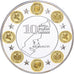 Monaco, medaglia, 10 Ans de l'Europe, Monaco, Copper Plated Silver, FDC