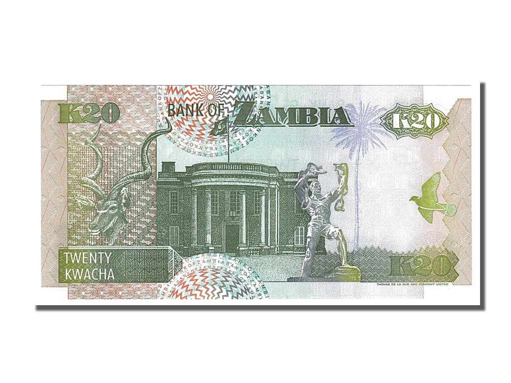 Banknote, Zambia, 20 Kwacha, 1992, UNC(65-70)