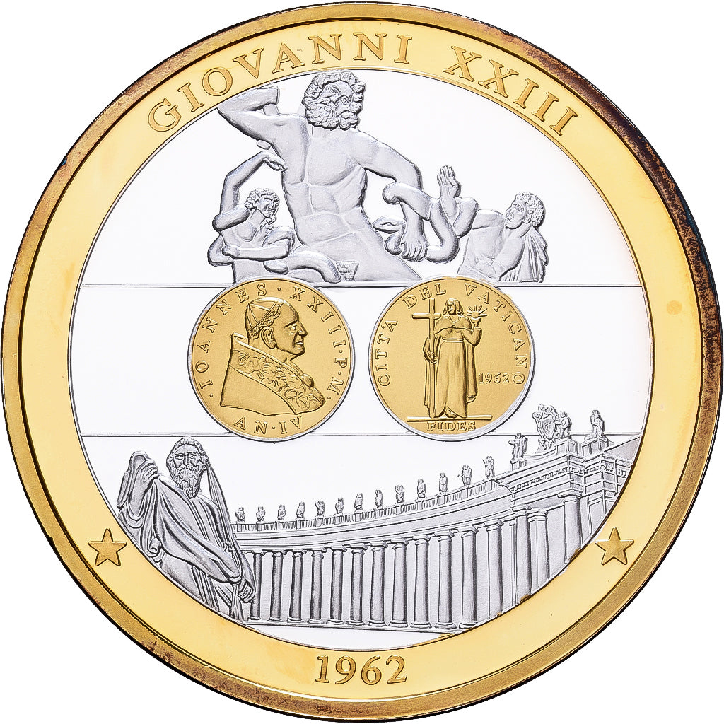 Vaticaanstad, Medaille, Le Pape Jean XXIII, 2009, Silver Plated Copper, FDC