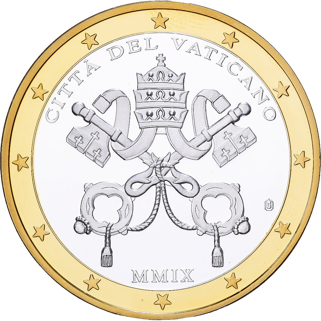 Vaticaanstad, Medaille, Le Pape Jean XXIII, 2009, Silver Plated Copper, FDC