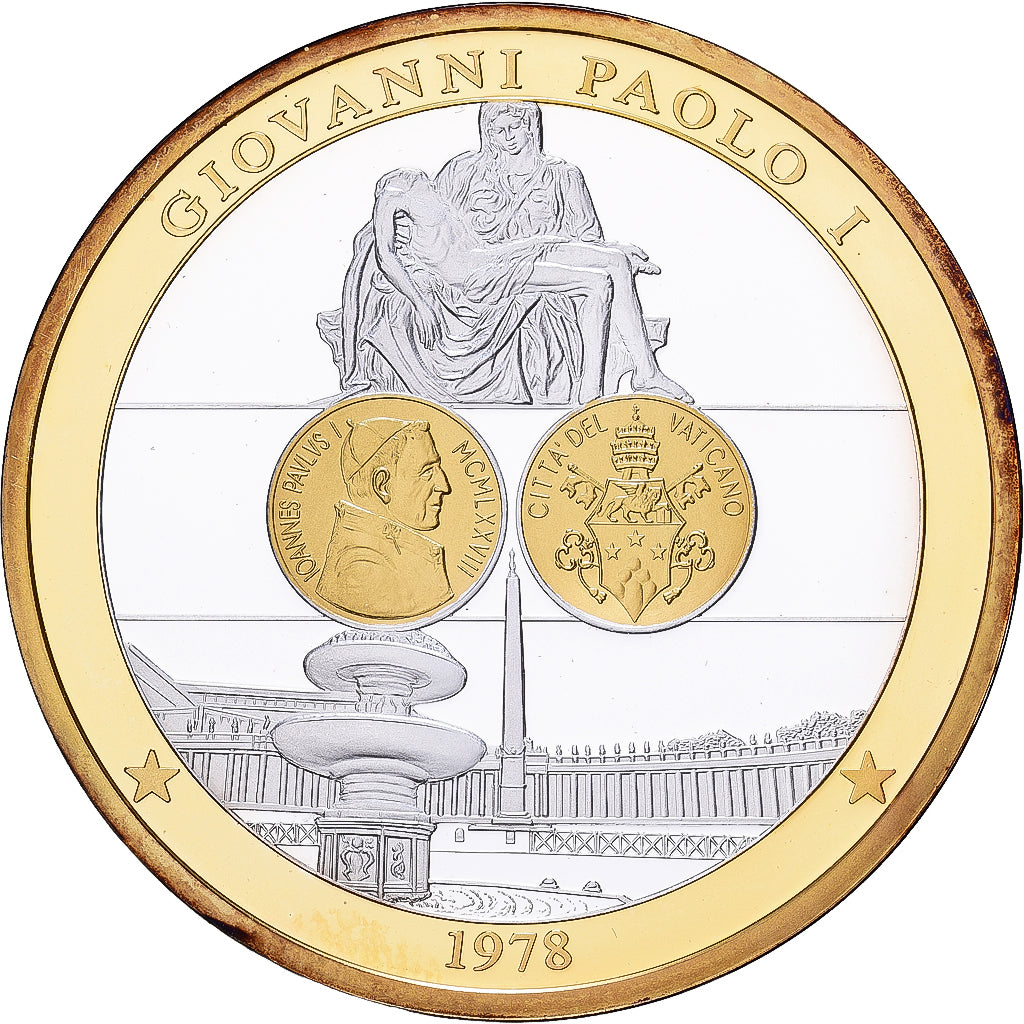 Vatican, Medal, Jean-paul Ier, 2009, Silver Plated Copper, MS(65-70)