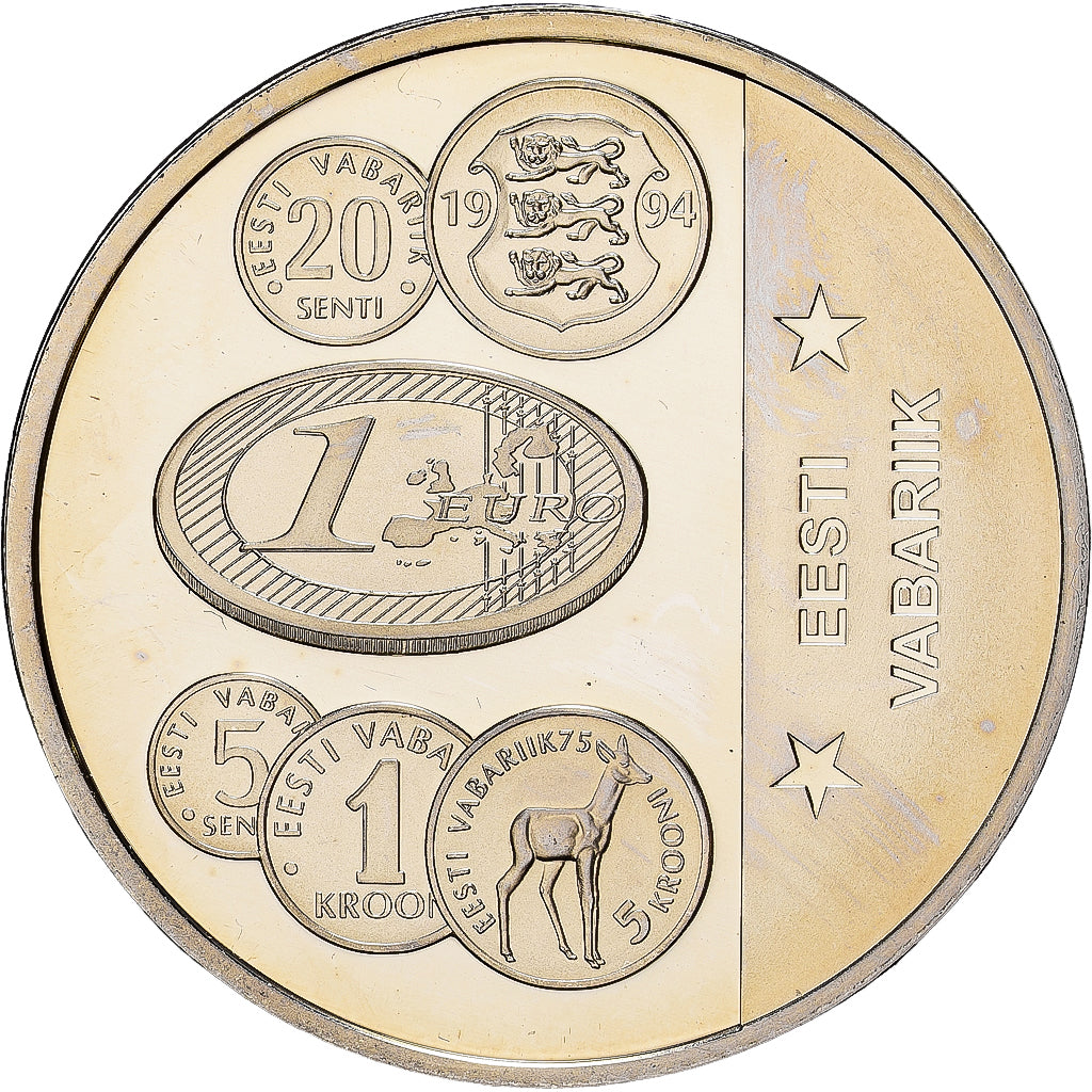 Estonia, Medal, L'Europe, Copper-nickel, MS(63)