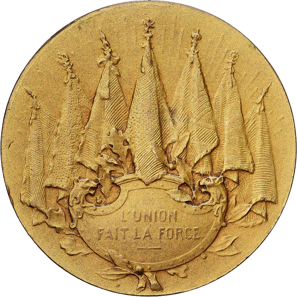 Belgium, Medal, Albert et Elisabeth, Bronze, L'Hommeau, AU(55-58)