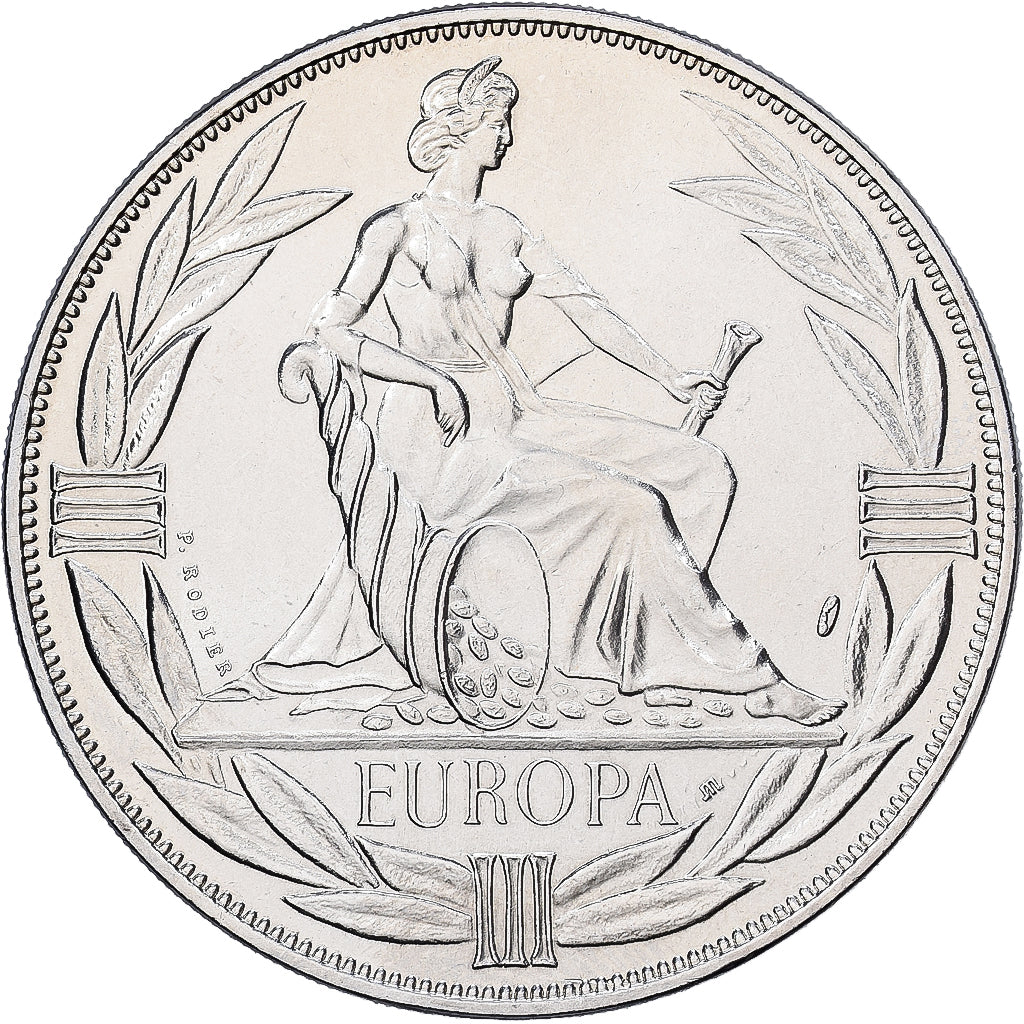 Francja, medal, Ecu Europa, Europe Assise, 1984, MDP, Miedź-Nikiel, Rodier